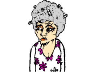 Sticker Custom Preview Image #098667 People Cartoons Grandma1