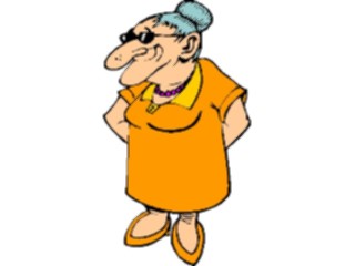 Sticker Custom Preview Image #098668 People Cartoons Grandma2