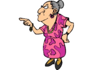 Sticker Custom Preview Image #098669 People Cartoons Grandma3