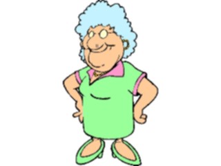 Sticker Custom Preview Image #098671 People Cartoons Grandma5