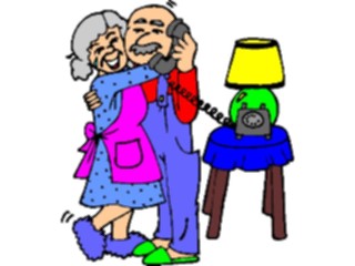 Sticker Custom Preview Image #098679 People Cartoons Grandparentson Phone