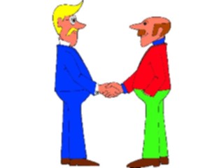 Sticker Custom Preview Image #098722 People Cartoons Handshake1