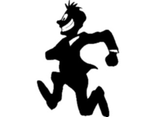 Sticker Custom Preview Image #098738 People Cartoons Happy Runner