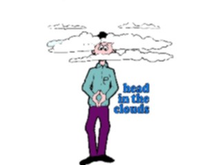 Sticker Custom Preview Image #098743 People Cartoons Headinthe Clouds