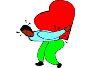 Sticker Custom Preview Image #098744 People Cartoons Heavy Heart