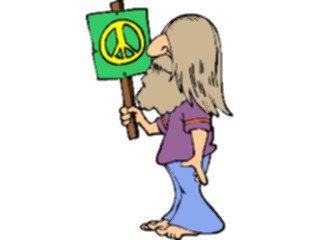 Sticker Custom Preview Image #098755 People Cartoons Hippie Man4