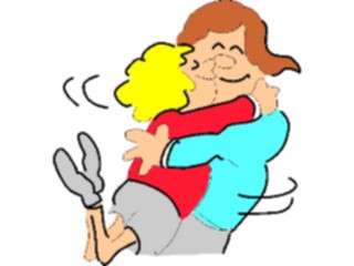 Sticker Custom Preview Image #098781 People Cartoons Hug1