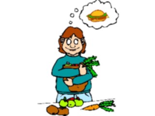 Sticker Custom Preview Image #098793 People Cartoons Hungry Woman