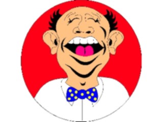 Sticker Custom Preview Image #098844 People Cartoons Laughing Man1