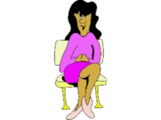 Sticker Custom Preview Image #098863 People Cartoons Legs Crossed3