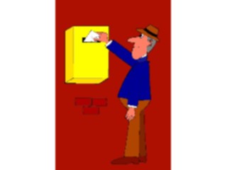 Sticker Custom Preview Image #098892 People Cartoons Mailing Letter