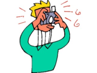 Sticker Custom Preview Image #098913 People Cartoons Man Camera