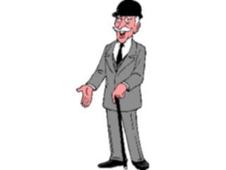 Sticker Custom Preview Image #098929 People Cartoons Man Distinguished