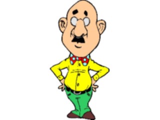 Sticker Custom Preview Image #098972 People Cartoons Manin Bow Tie3