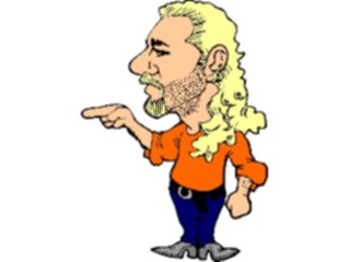 Sticker Custom Preview Image #099022 People Cartoons Man Long Hair