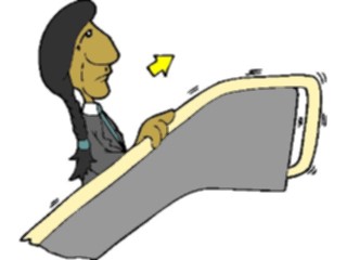 Sticker Custom Preview Image #099042 People Cartoons Manon Escalator