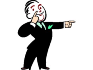 Sticker Custom Preview Image #099067 People Cartoons Man Pointing13