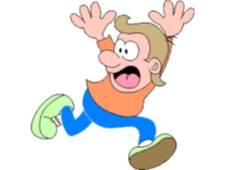 Sticker Custom Preview Image #099097 People Cartoons Man Running02