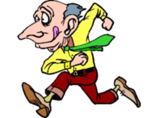 Sticker Custom Preview Image #099108 People Cartoons Man Running13