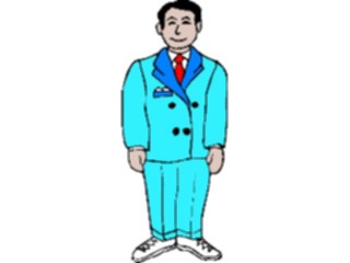 Sticker Custom Preview Image #099147 People Cartoons Man Standing6