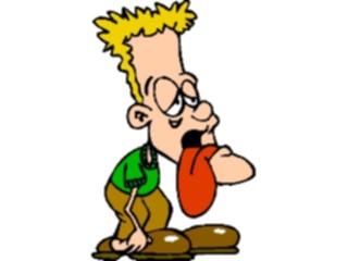 Sticker Custom Preview Image #099158 People Cartoons Man Tired