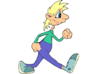 Sticker Custom Preview Image #099166 People Cartoons Man Walking5