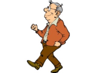 Sticker Custom Preview Image #099167 People Cartoons Man Walking6