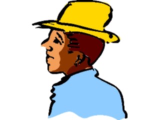 Sticker Custom Preview Image #099183 People Cartoons Man Wearing Hat2