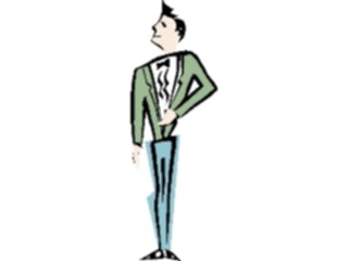 Sticker Custom Preview Image #099192 People Cartoons Man Wearing Suit