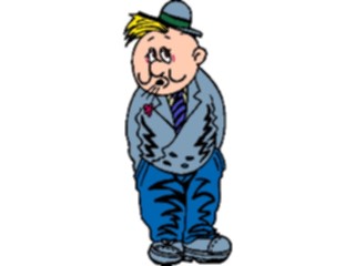 Sticker Custom Preview Image #099198 People Cartoons Man Whistling