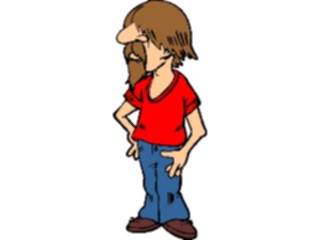 Sticker Custom Preview Image #099207 People Cartoons Manwith Beard2