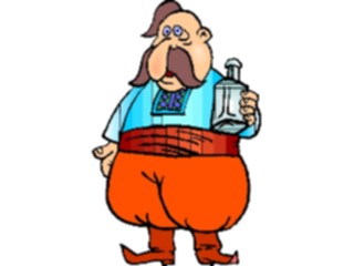 Sticker Custom Preview Image #099221 People Cartoons Manwith Bottle1