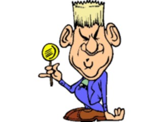 Sticker Custom Preview Image #099254 People Cartoons Manwith Lollipop