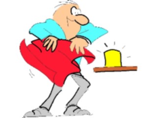 Sticker Custom Preview Image #099295 People Cartoons Manwith Treasure