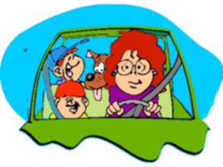 Sticker Custom Preview Image #099330 People Cartoons Moms Taxi2