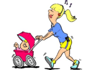 Sticker Custom Preview Image #099345 People Cartoons Mother Baby4