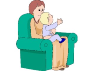 Sticker Custom Preview Image #099346 People Cartoons Mother Baby5