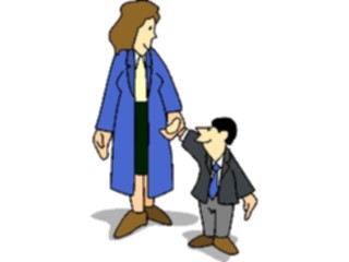 Sticker Custom Preview Image #099378 People Cartoons Mother Son1