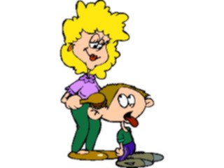 Sticker Custom Preview Image #099383 People Cartoons Mother Son6