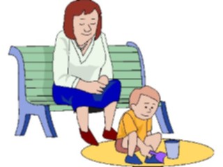 Sticker Custom Preview Image #099385 People Cartoons Mother Sonin Park