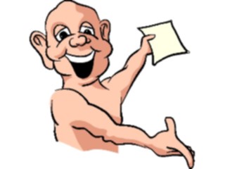 Sticker Custom Preview Image #099432 People Cartoons Nude Balding Guy