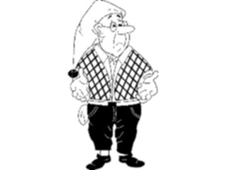 Sticker Custom Preview Image #099448 People Cartoons Old Manwith Hat