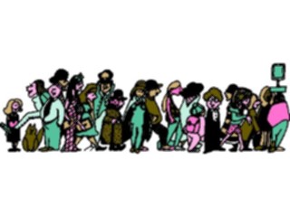 Sticker Custom Preview Image #099492 People Cartoons People Row