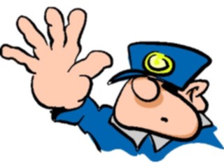 Sticker Custom Preview Image #099525 People Cartoons Police Officer