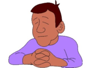 Sticker Custom Preview Image #099535 People Cartoons Prayer