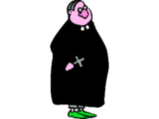 Sticker Custom Preview Image #099538 People Cartoons Priest Offbeat