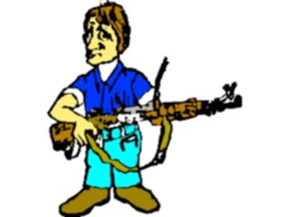 Sticker Custom Preview Image #099593 People Cartoons Rifleman