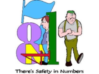 Sticker Custom Preview Image #099605 People Cartoons Safetyin Numbers