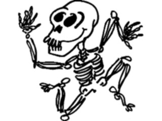 Sticker Custom Preview Image #099668 People Cartoons Skeleton