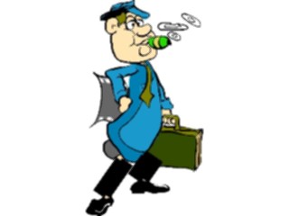 Sticker Custom Preview Image #099687 People Cartoons Smoker5